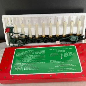 Vintage 1988 string 10 candle light’s Excellent condition!